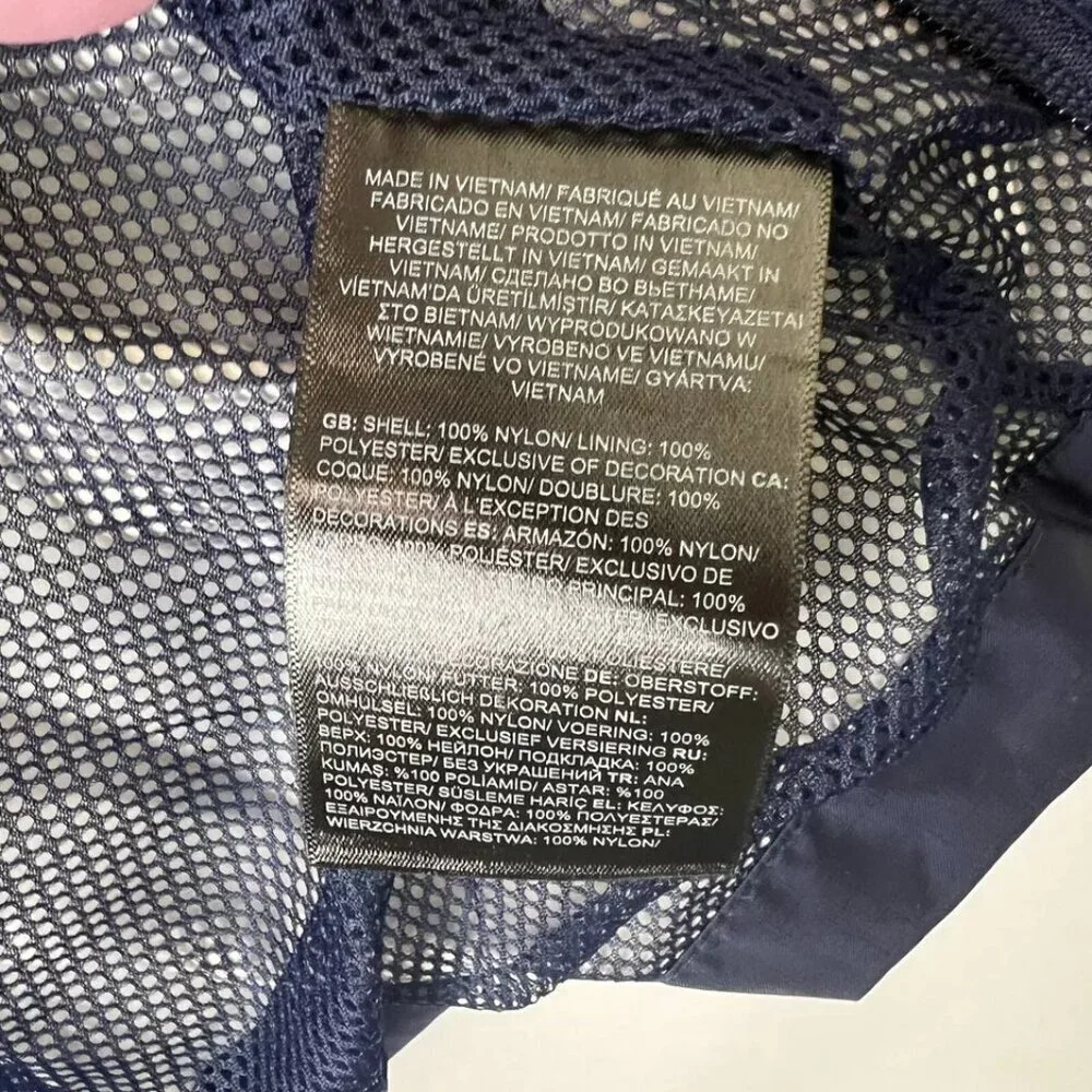 The North Face Boy’s Zipline Navy Blue Rain Jacket Size Large
